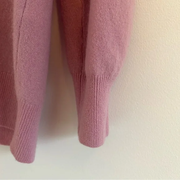(SOLD) BABATON Merino Wool Blend Polo Sweater Pink Size XS - Picture 7 of 15